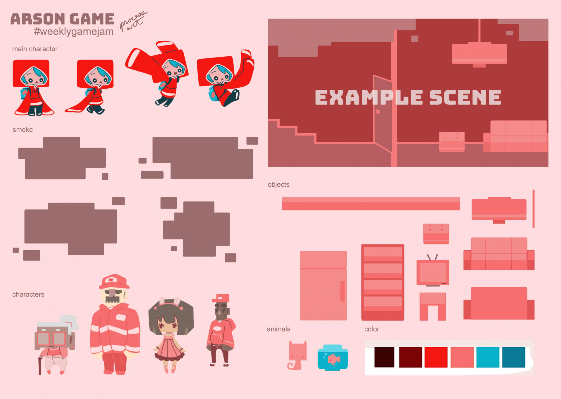 Fire Escape (ShainaSenpaii, Benji, Dr_Monkfish, Felmuffin) (itch) - кадр 1