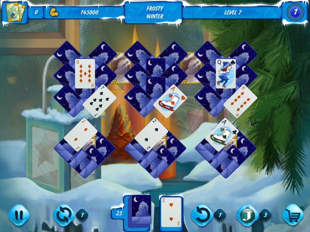 Solitaire Jack Frost Winter Adventures - кадр 6