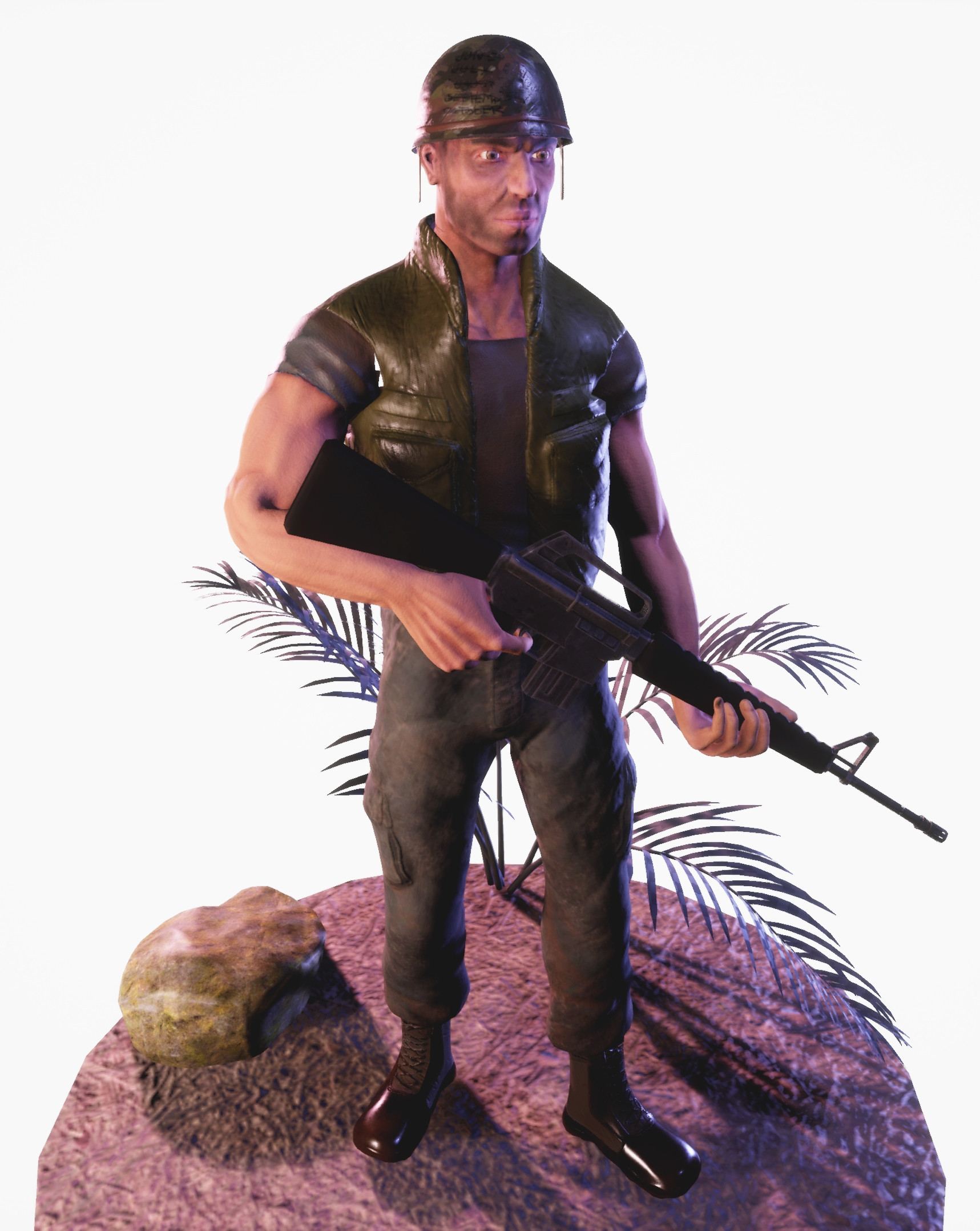 Vietnam War Infantry Soldier (itch) - кадр 7