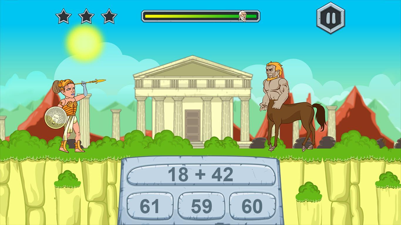Zeus vs Monsters - Math Game (itch) - кадр 5