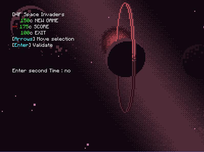 D4F Space Invaders (itch) - кадр 7