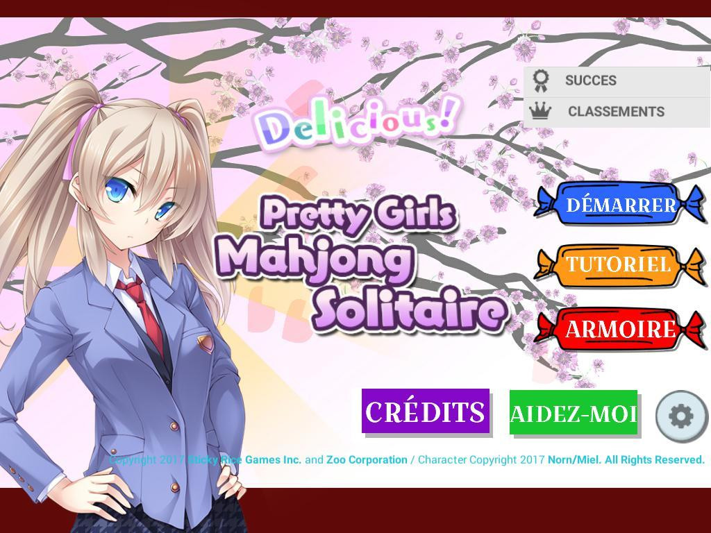 Delicious! Pretty Girls Mahjong Android (itch) - кадр 4