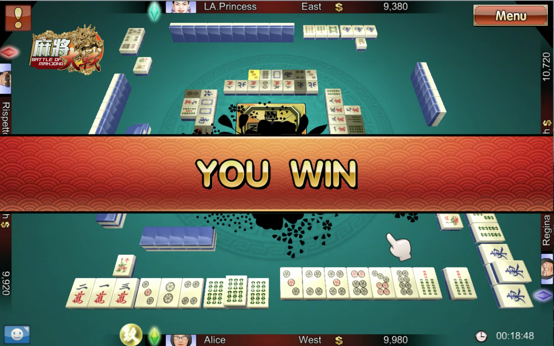 The Battle Of Mahjong / Mahjong War (itch, Chinese) - кадр 4