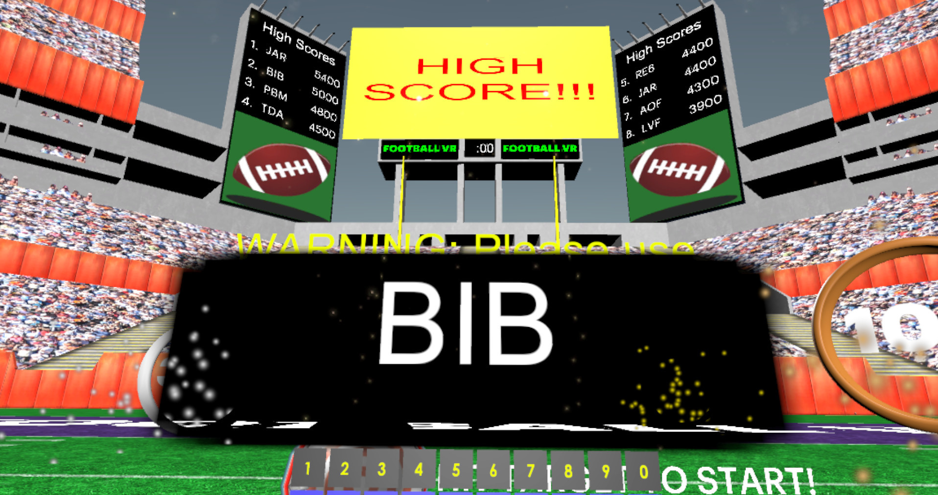 Football VR - кадр 4