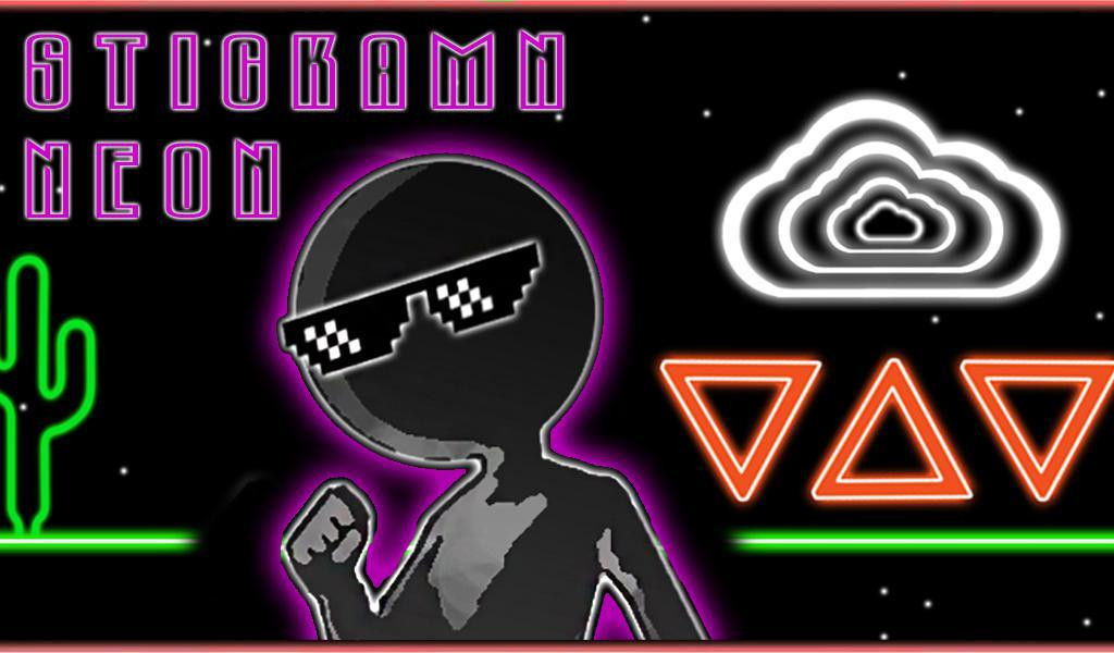 Stickman Neon Run (itch) - кадр 2