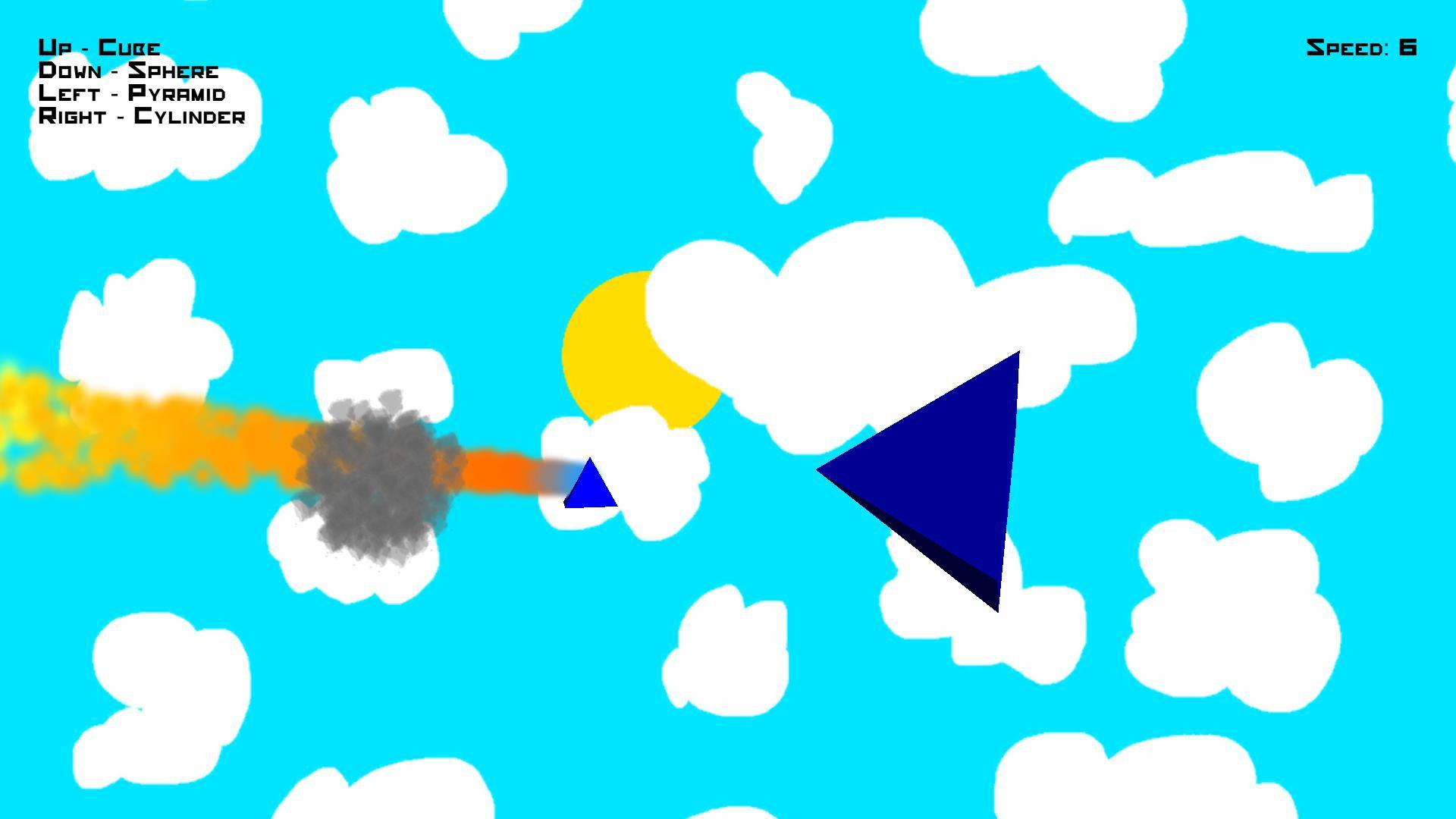 Ludum Dare 35 - Flying Shape Smasher (itch) - кадр 2