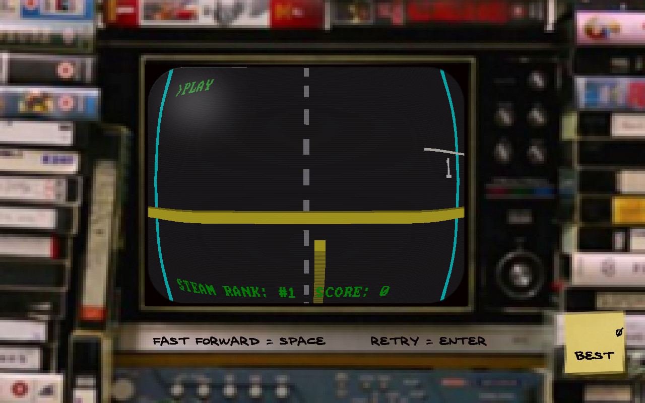 FIRST STEAM GAME VHS - COLOR RETRO RACER: MILES CHALLENGE - кадр 12