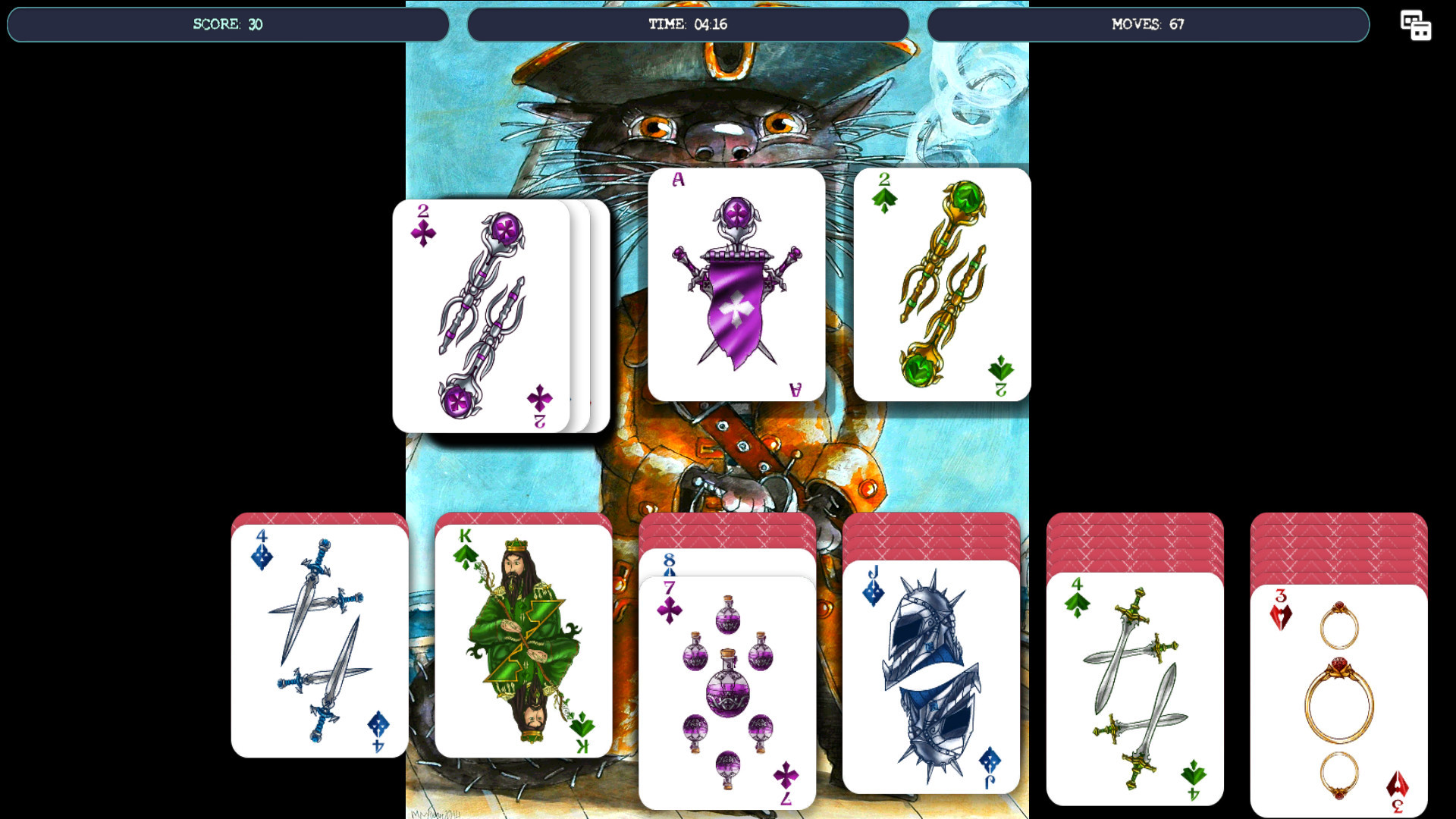 Solitaire - Cat Pirate Portrait - кадр 7