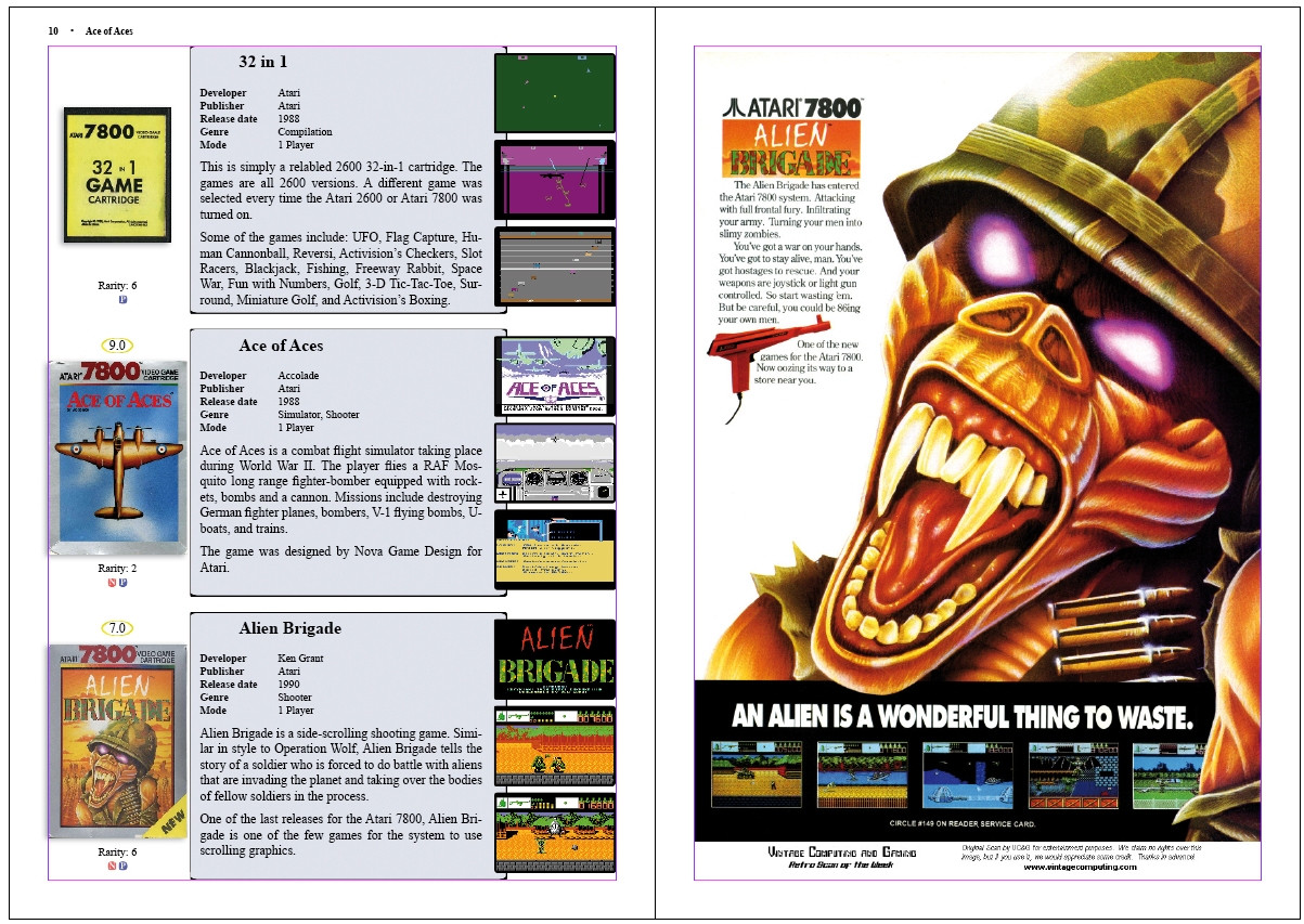 the Atari 7800 Encyclopedia Book (itch) - кадр 2