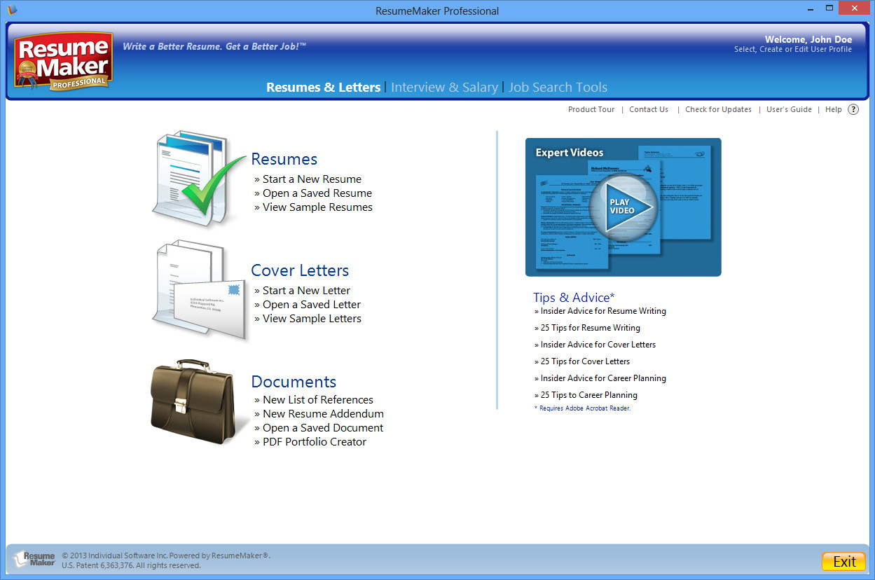 ResumeMaker Professional Deluxe - кадр 5