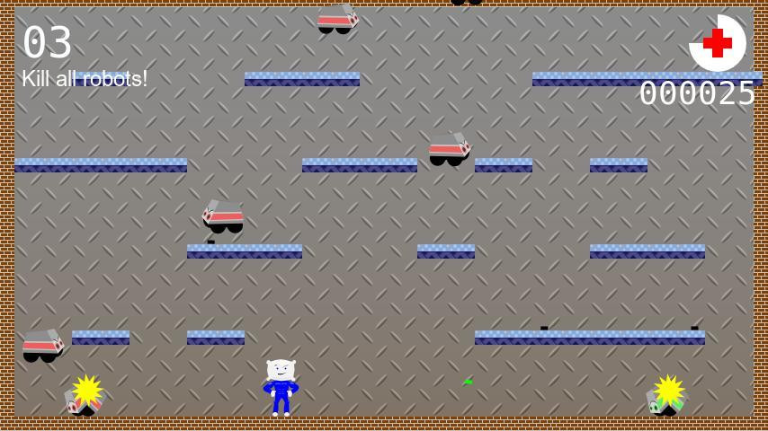PILLOWMAN Defeats the Robots (itch) - кадр 1