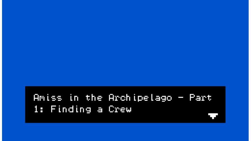 Amiss in the Archipelago - Part 1: Finding a Crew (itch) - кадр 3