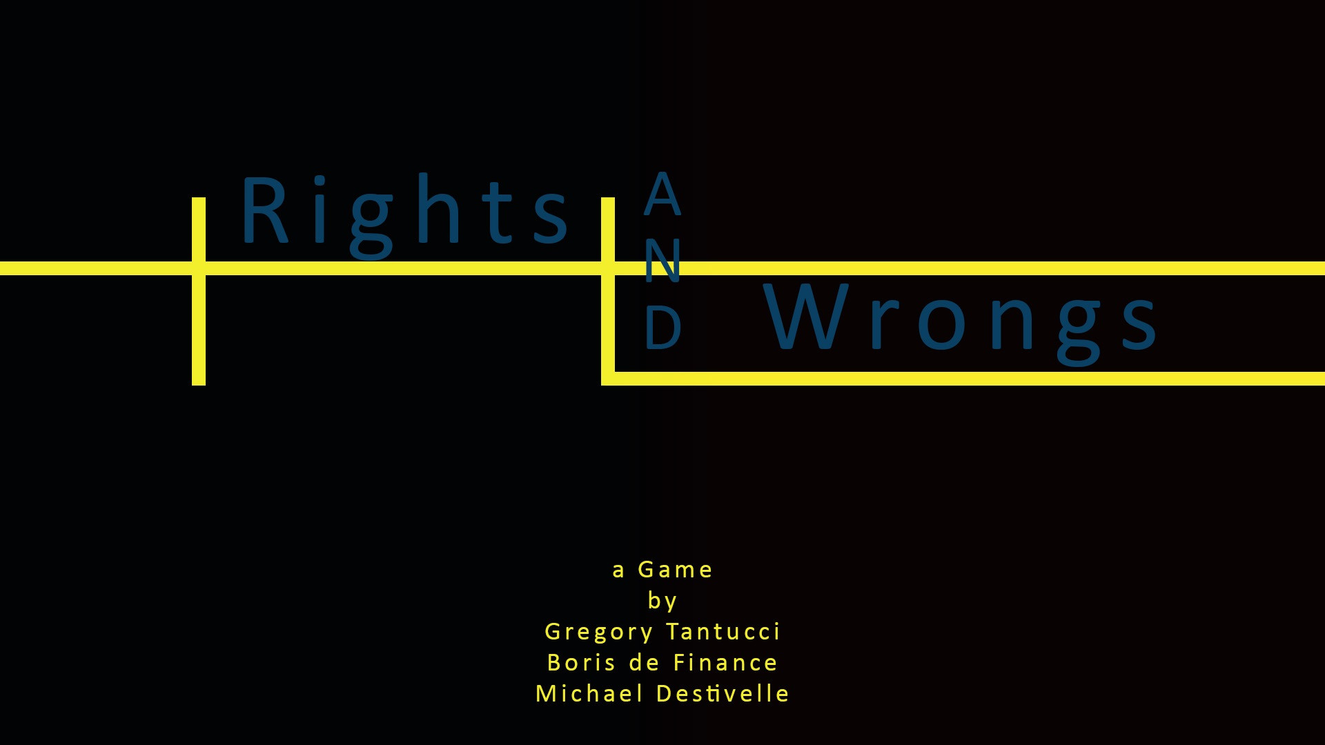 Rights and wrongs (itch) - кадр 1
