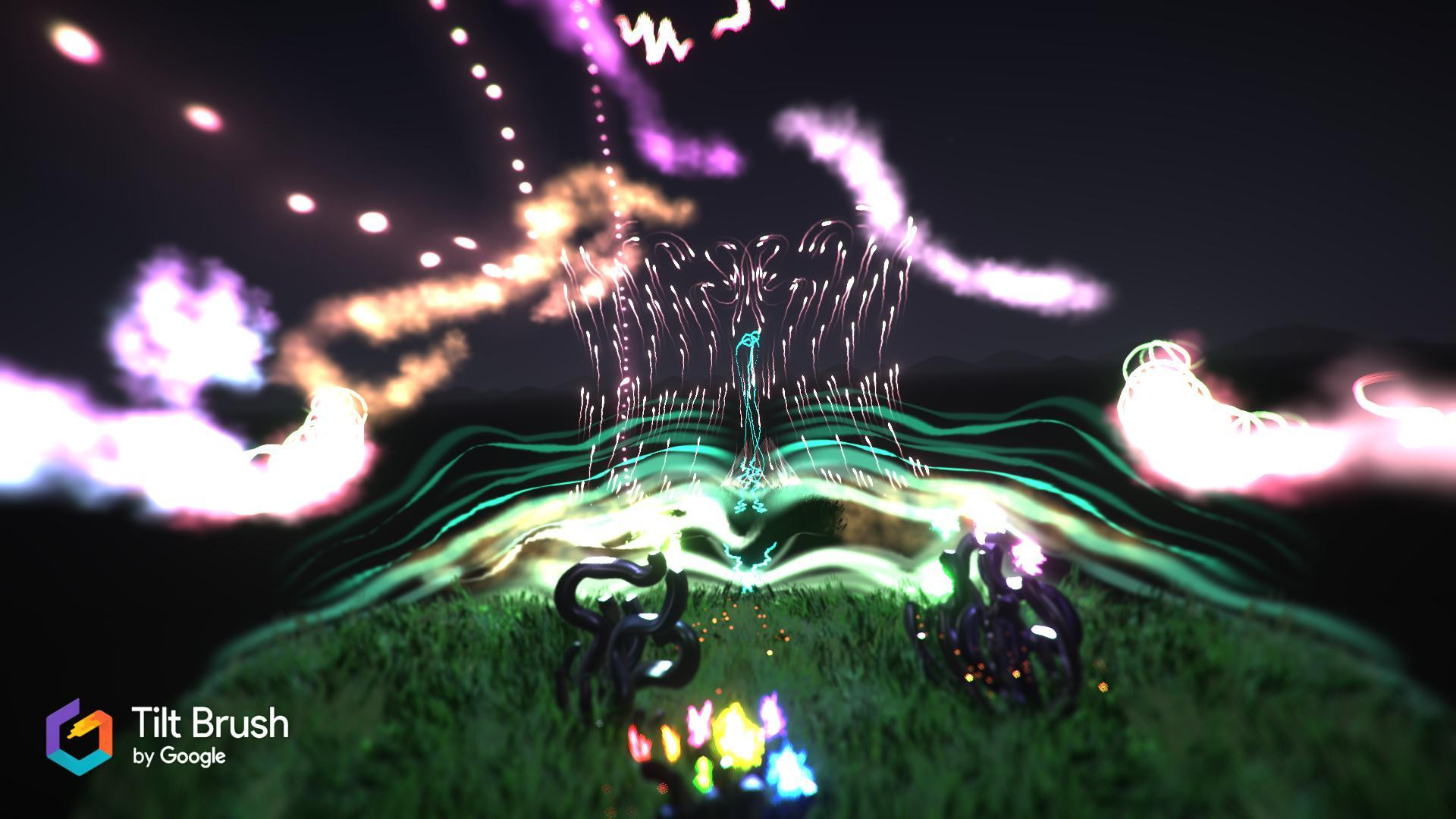 Bee Garden (Digital Art Installation) (itch) - кадр 5