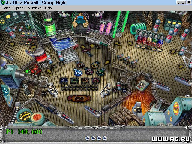 3-D Ultra Pinball: Creep Night - кадр 2