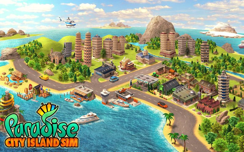 Paradise City Island Sim Town - кадр 5