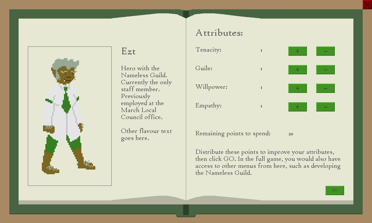 Contractual Hero: A Talky RPG (itch) - кадр 3