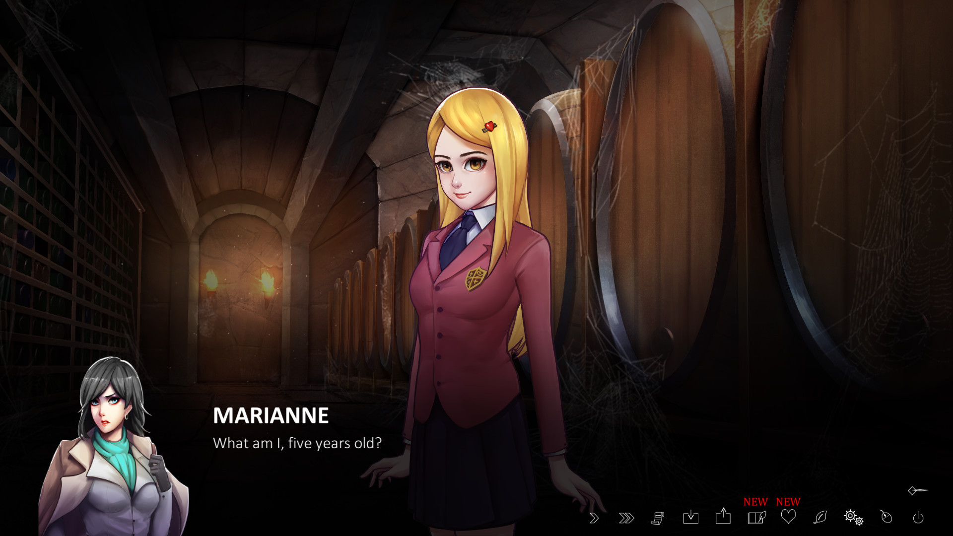 The Letter - Horror Visual Novel - кадр 13