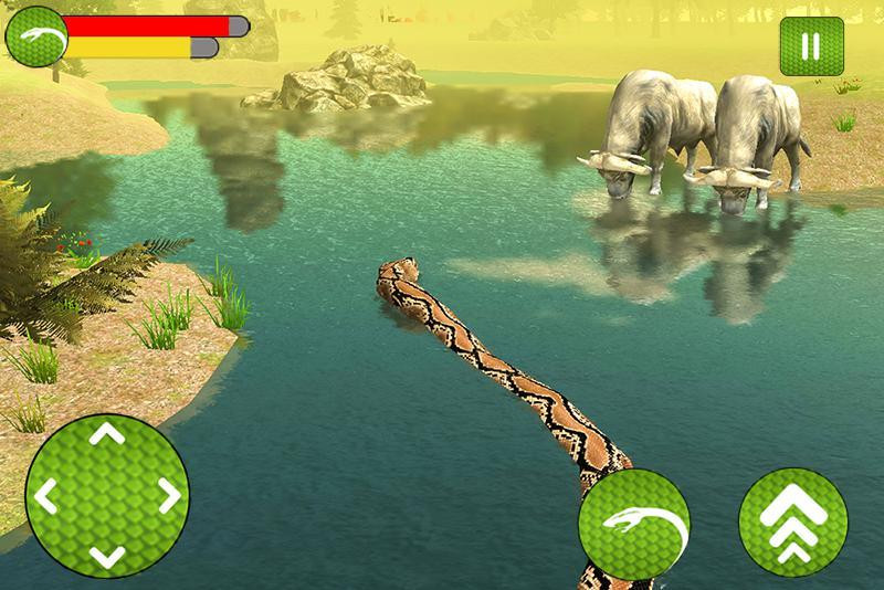 Wild Anaconda Snake Battle (itch) - кадр 2