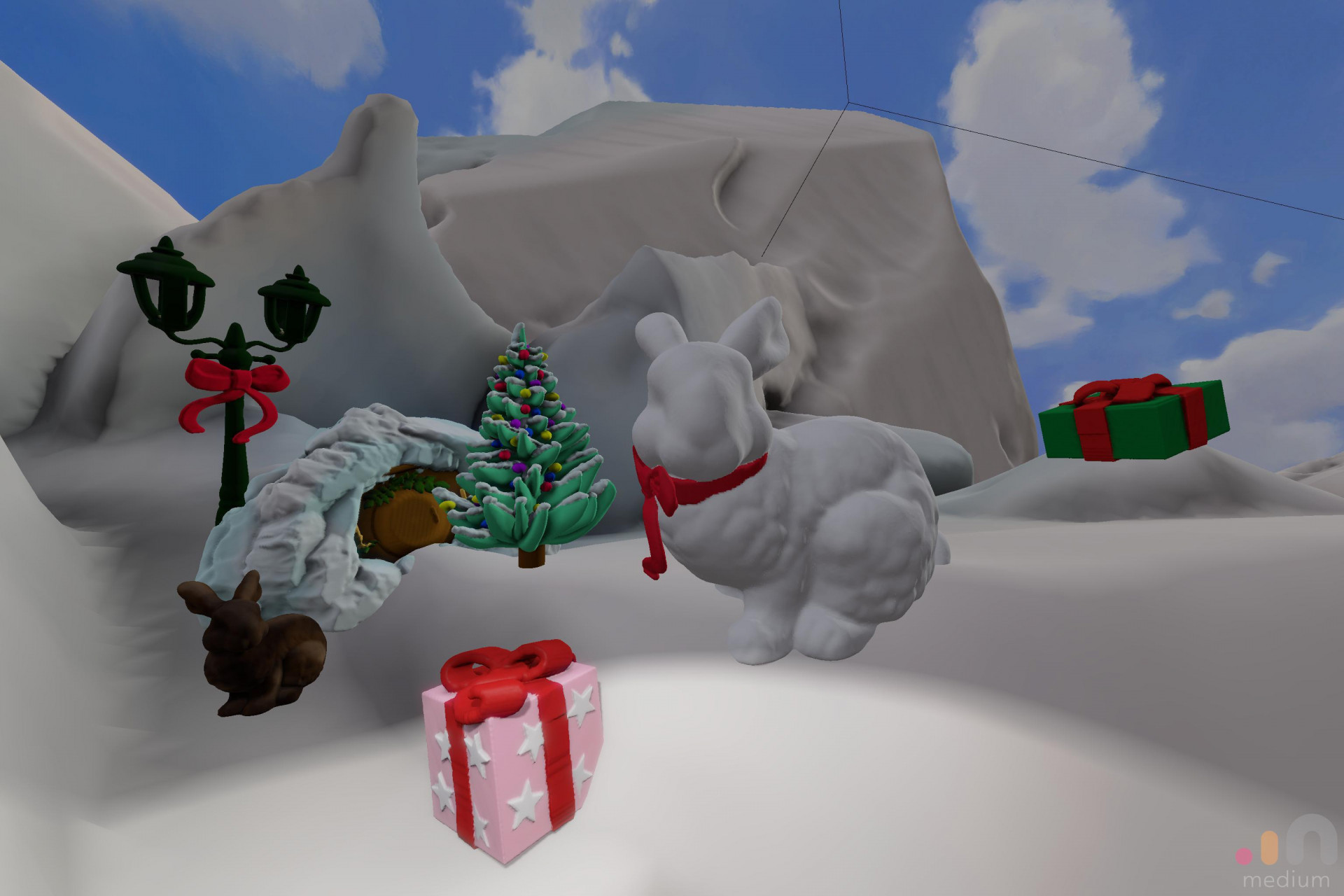 SnowBunny's Holiday Quest (VR) (itch) - кадр 4