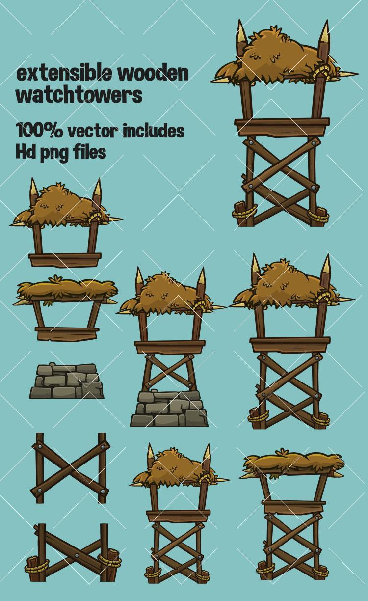 Wooden towers (itch) - кадр 1