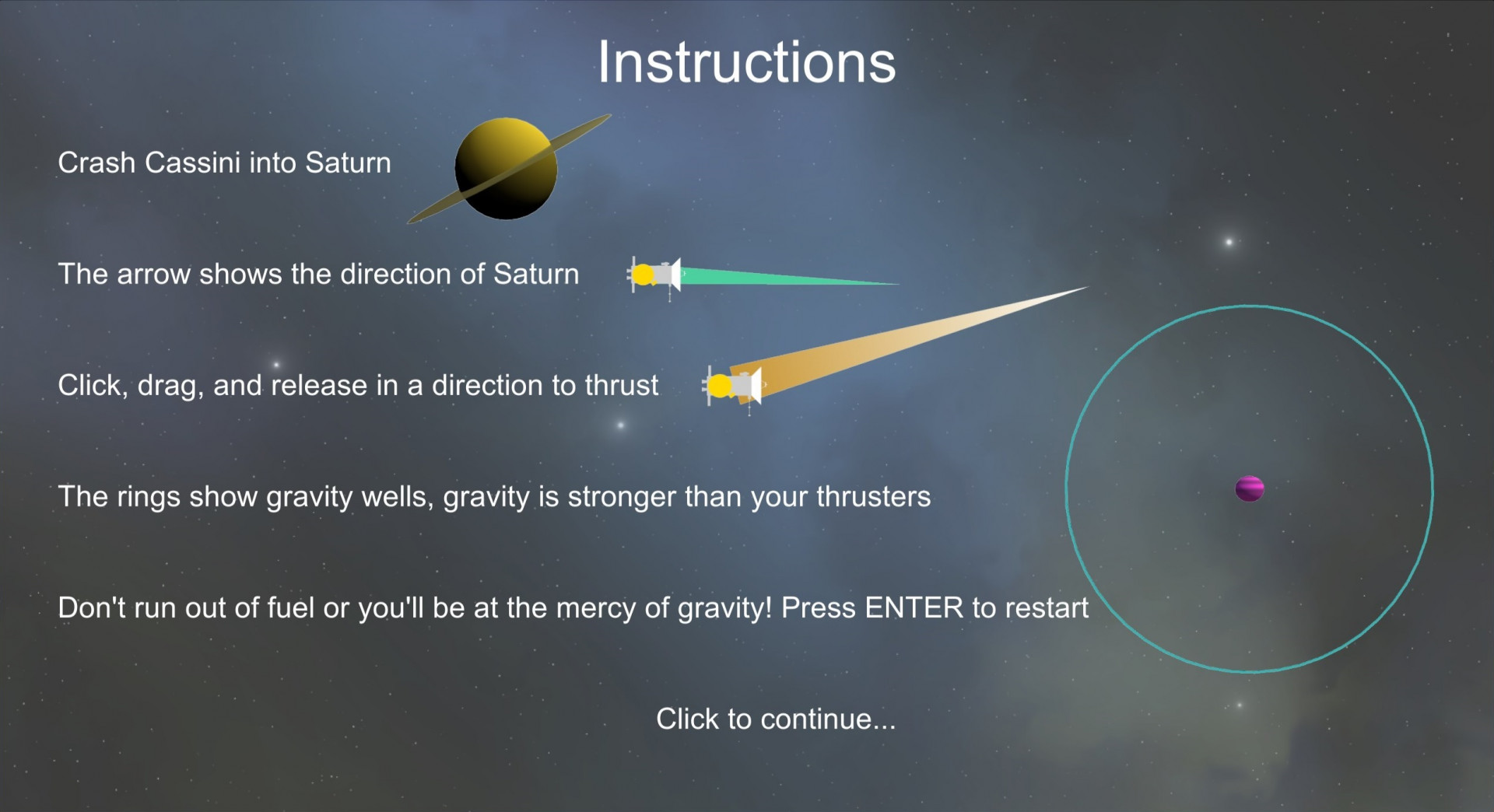 Crash Cassini FOR SCIENCE (itch) - кадр 5