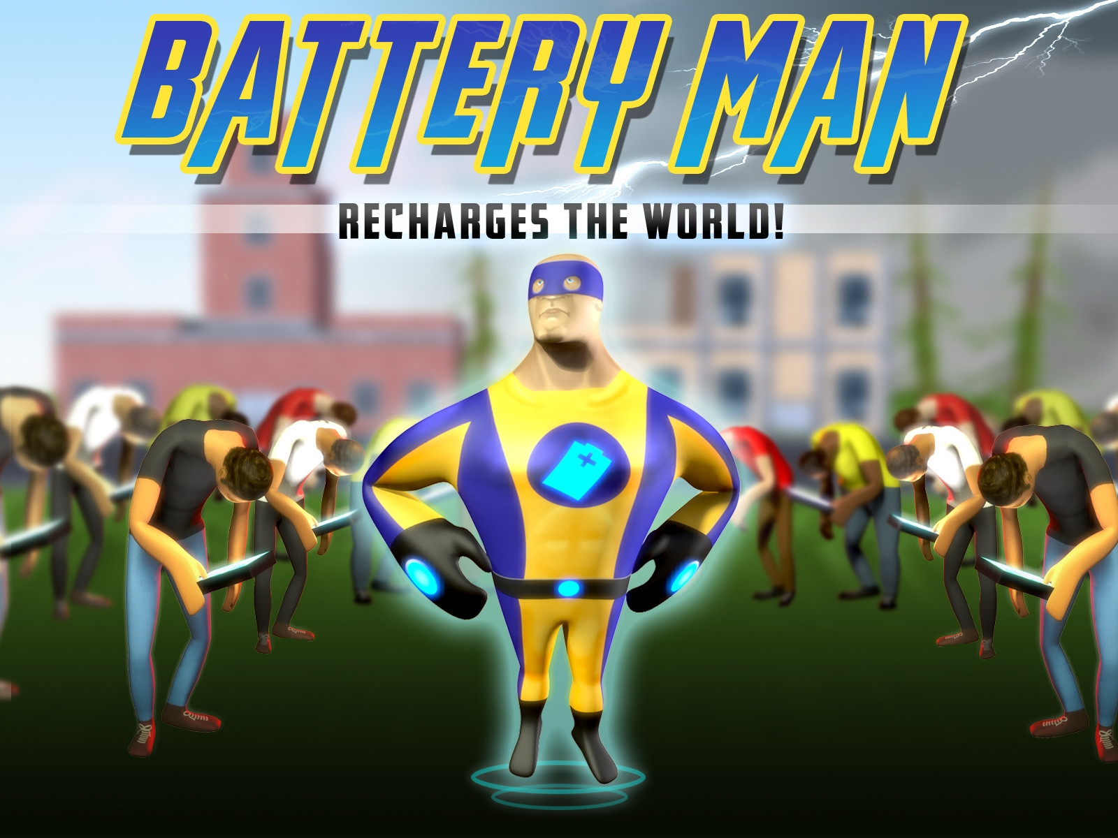 BATTERYMAN RECHARGES THE WORLD! (itch) - кадр 1