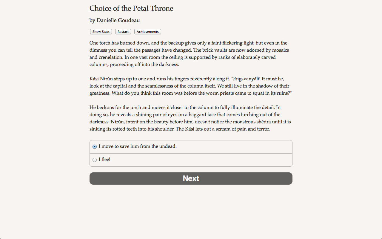 Choice of the Petal Throne - кадр 5