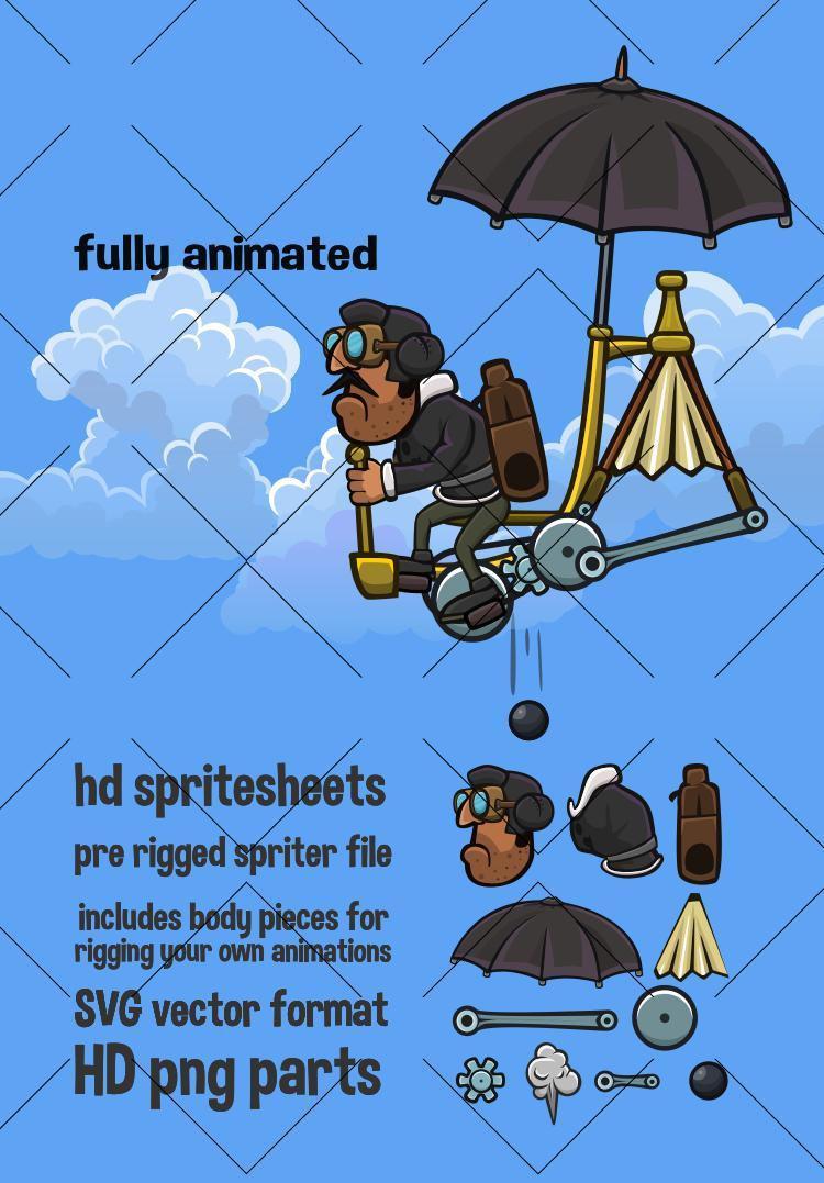 Flying contraption 3 (itch) - кадр 1