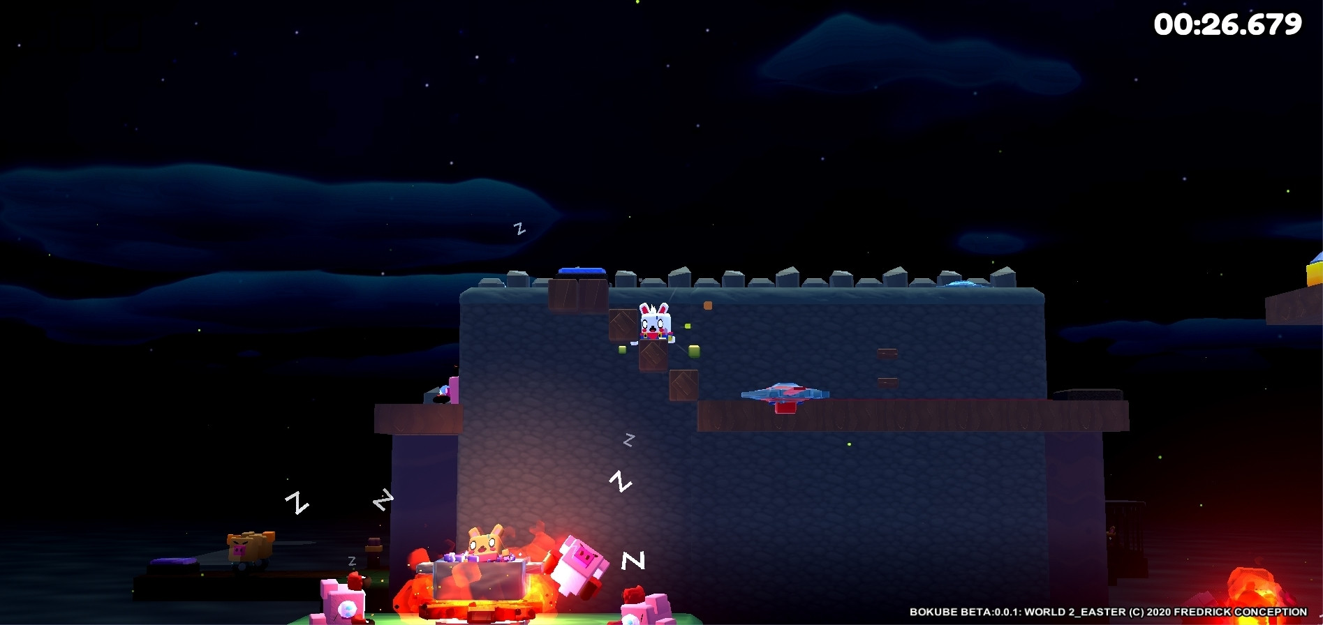 Bokube Beta: WORLD 2: EASTER WORLD (itch) - кадр 2