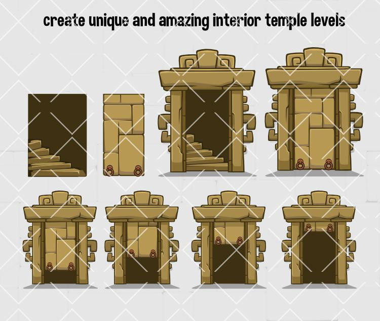 Temple interior creation pack (itch) - кадр 2