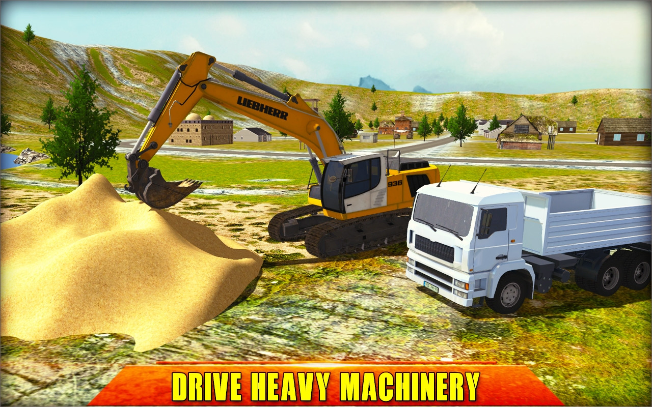 Heavy Excavator Crane Simulator 2018 (itch) - кадр 6