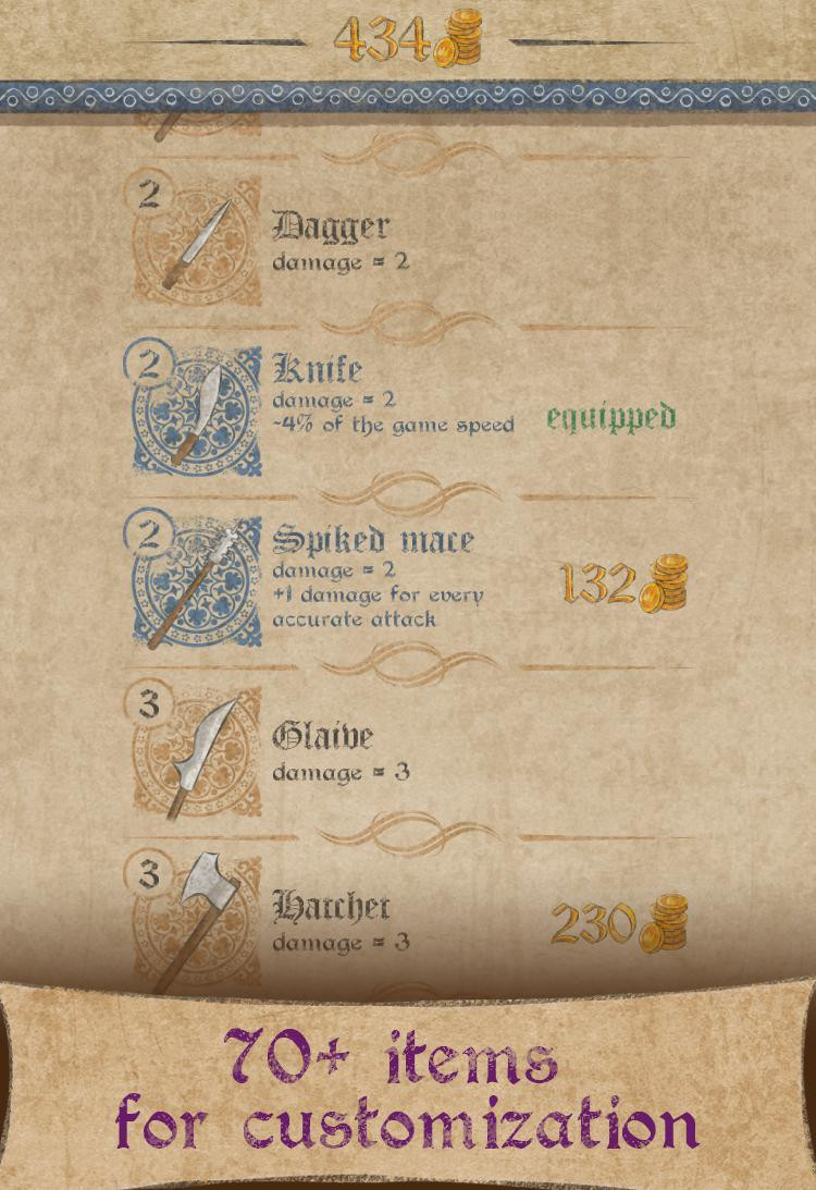 Marginalia Hero - medieval one tap RPG (itch) - кадр 6