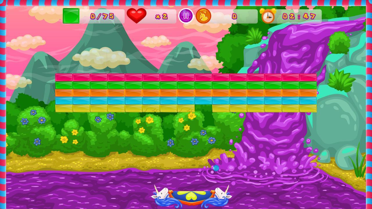 Brick Breaker Unicorn (itch) - кадр 3