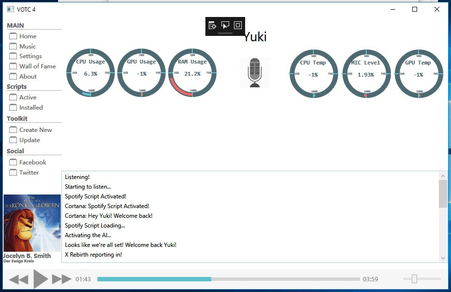 Voice of the Citizens - .NET Voice Hotkey App - кадр 3
