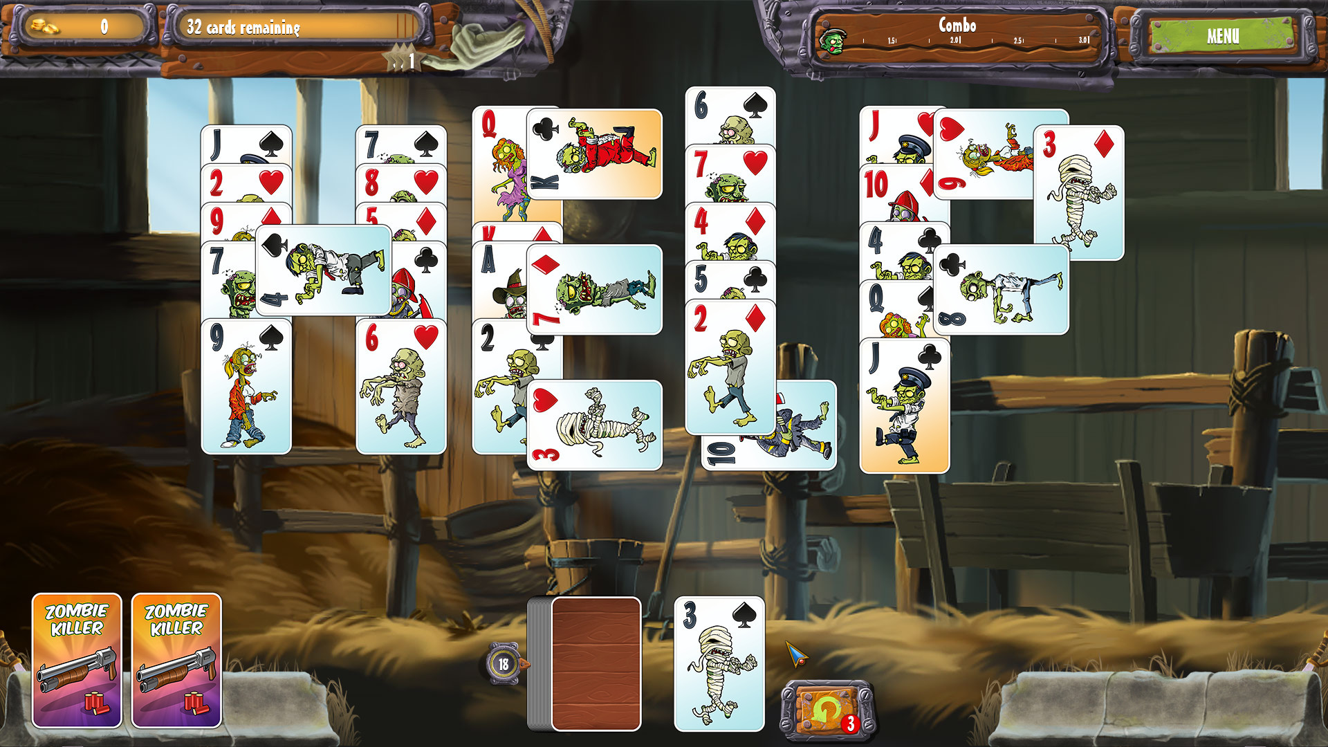 Zombie Solitaire 2 Chapter 2 - кадр 8
