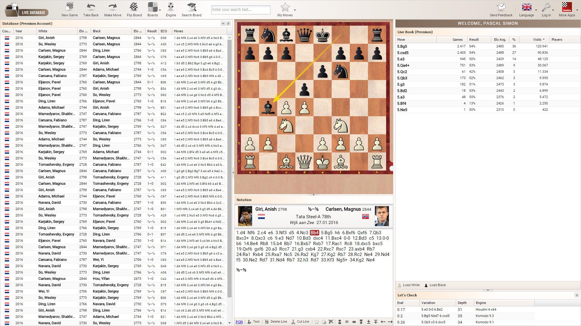 FritzChess 15 - кадр 8