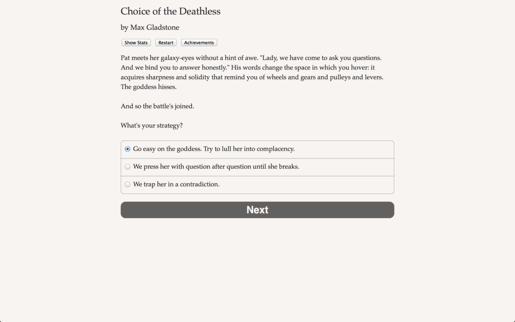 Choice of the Deathless - кадр 4