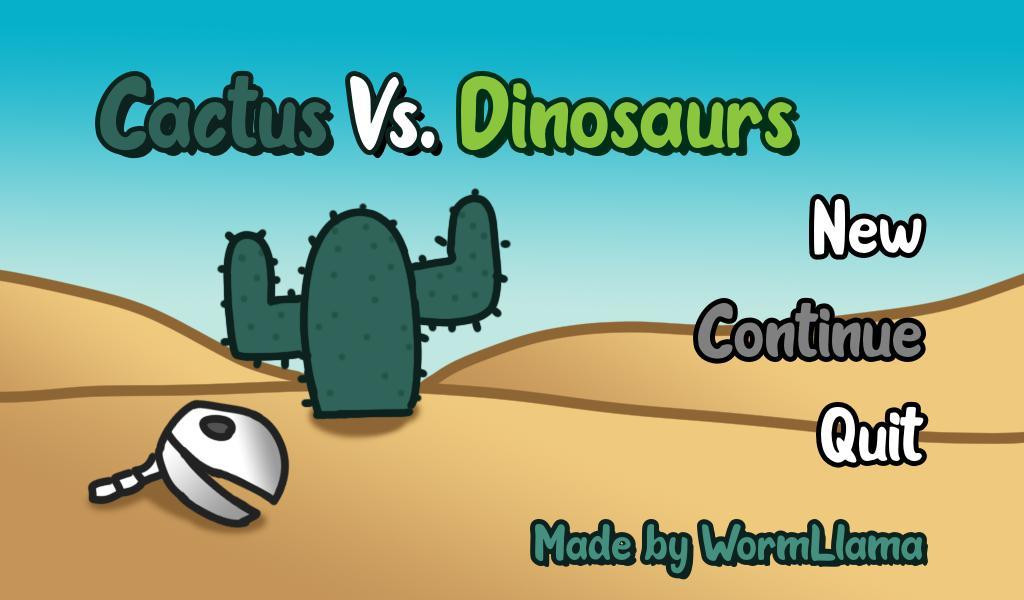 Cactus vs. Dinosaurs (Godot Wild Jam #6) (itch) - кадр 2