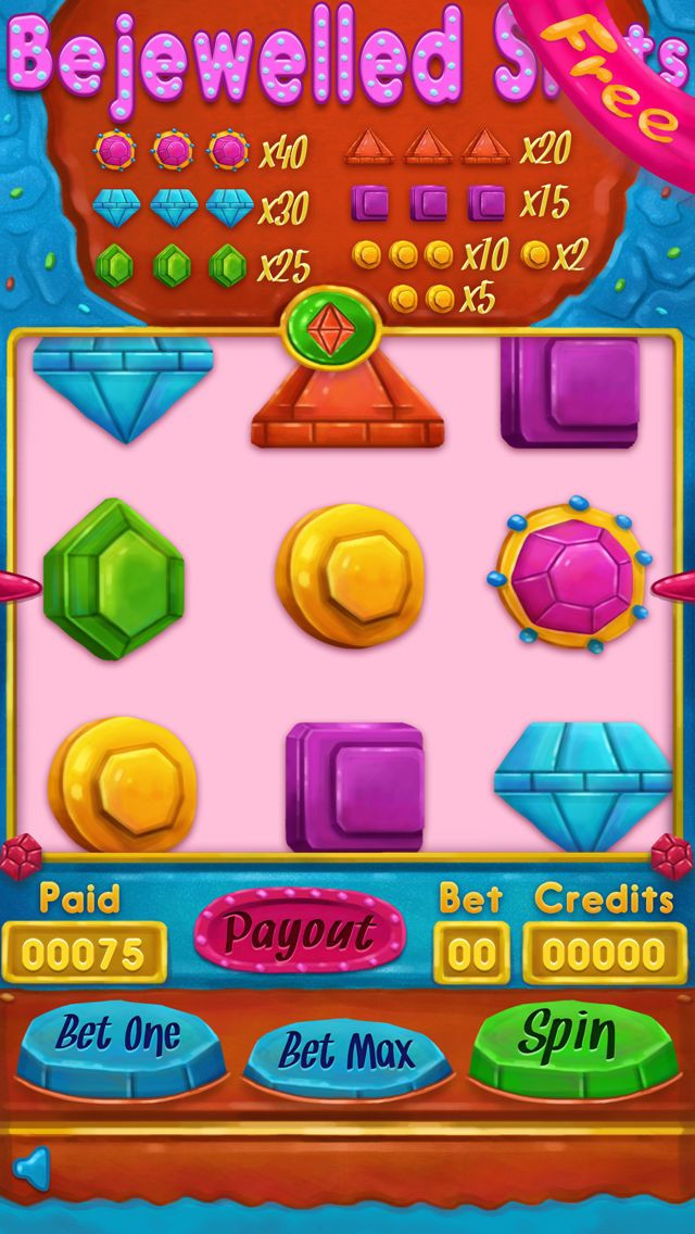 Jewel Slots Machine - Win Gems and Diamond in Casino Jackpot HD FREE - кадр 2