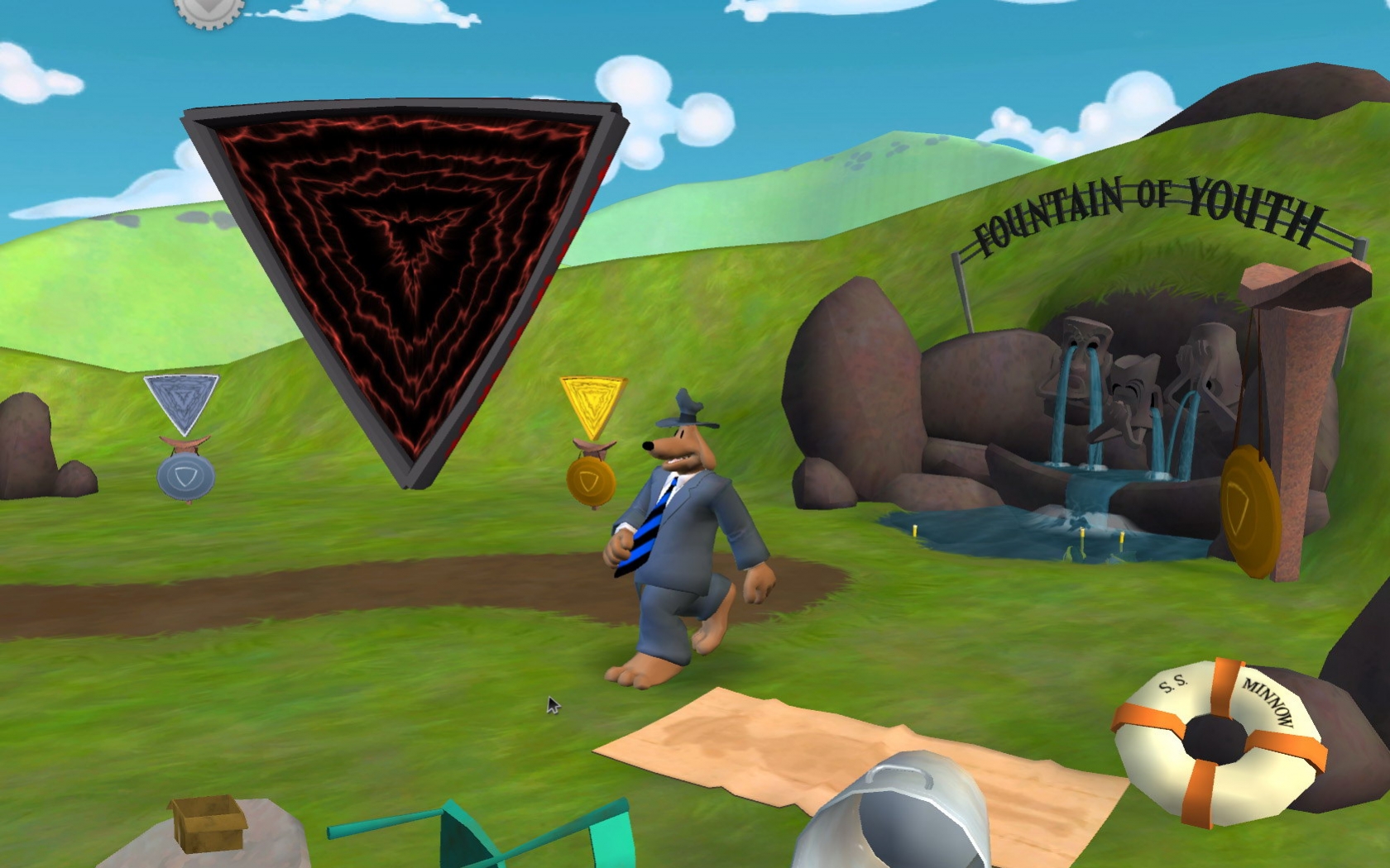 Sam & Max: Season 2 - Episode 2 - Moai Better Blues - кадр 15