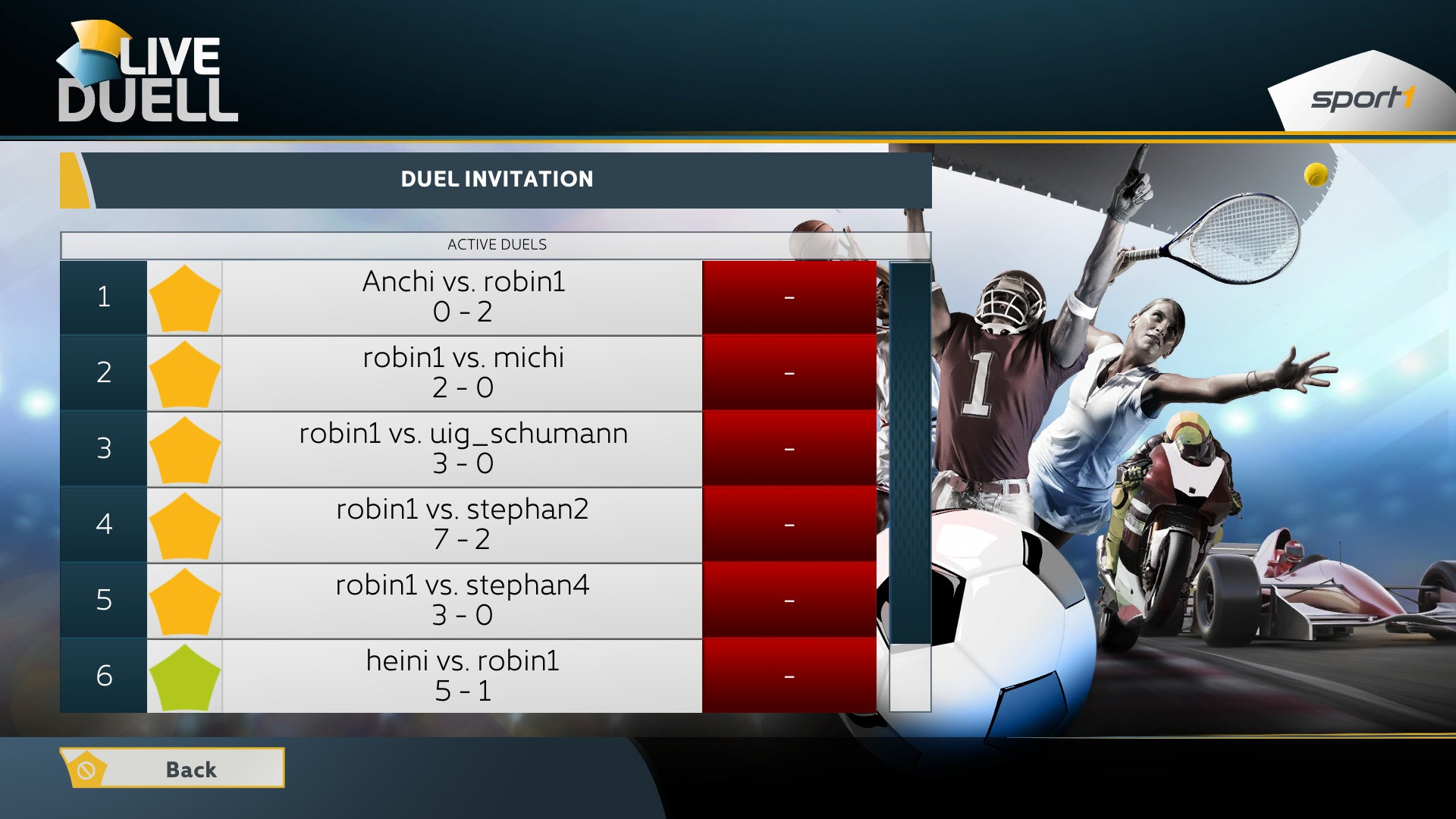 SPORT1 Live: Duel - кадр 11
