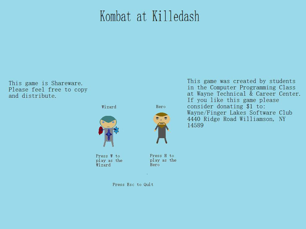 Kombat At Killedash (itch) - кадр 1