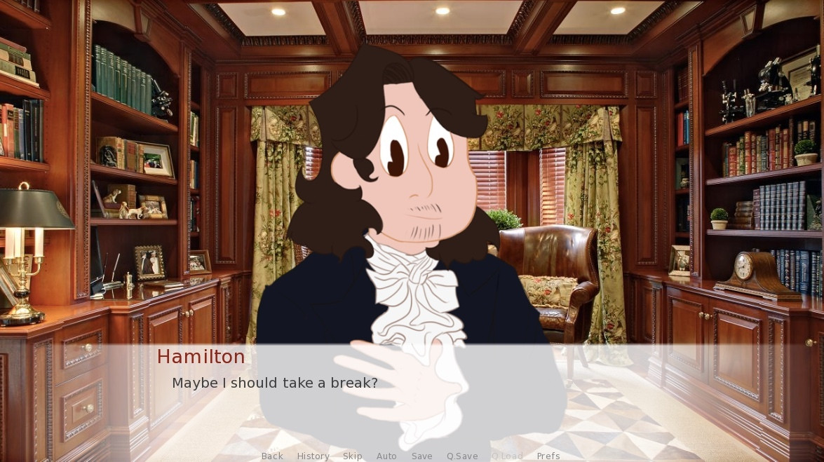 Hamilton: The Dating Sim (itch) - кадр 3