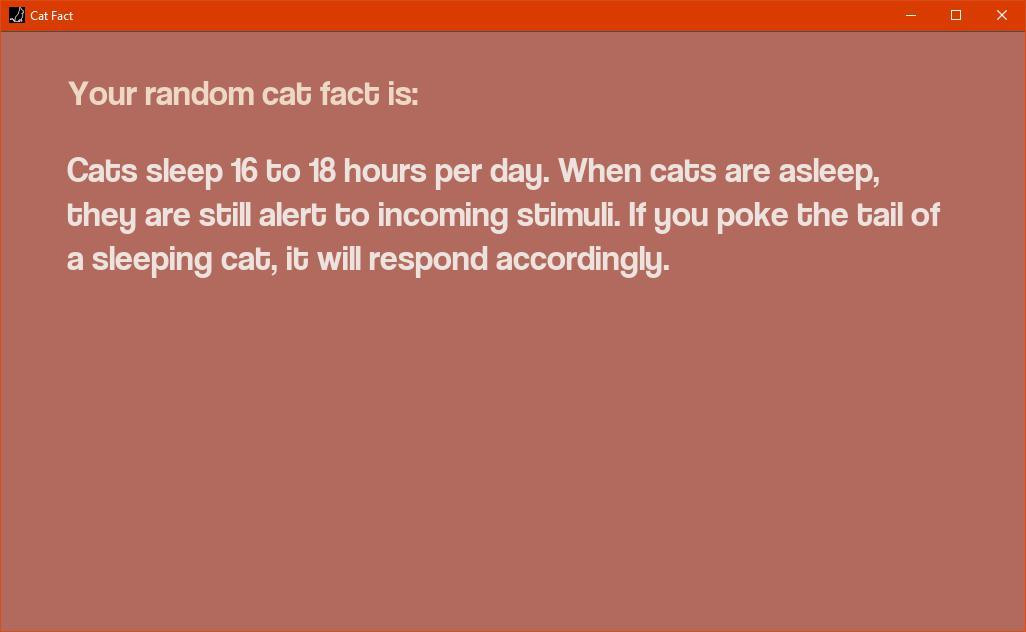Cat Fact (itch, Amos) - кадр 1