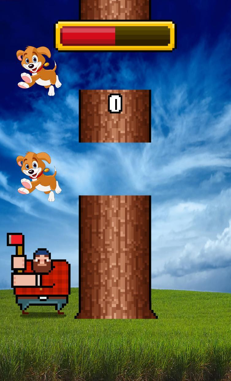 Timberman: Raining Cats and Dogs (itch) - кадр 1
