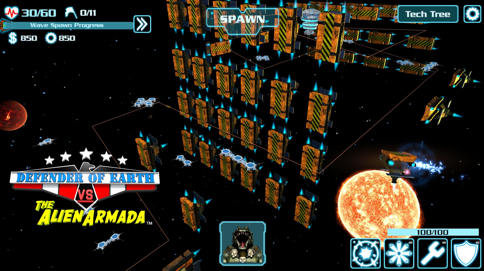 DEFENDER OF EARTH VS THE ALIEN ARMADA - кадр 12