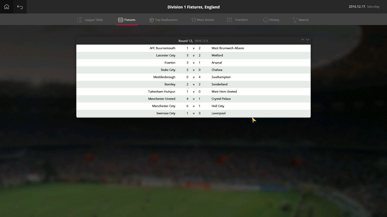 Global Soccer Manager 2017 - кадр 13