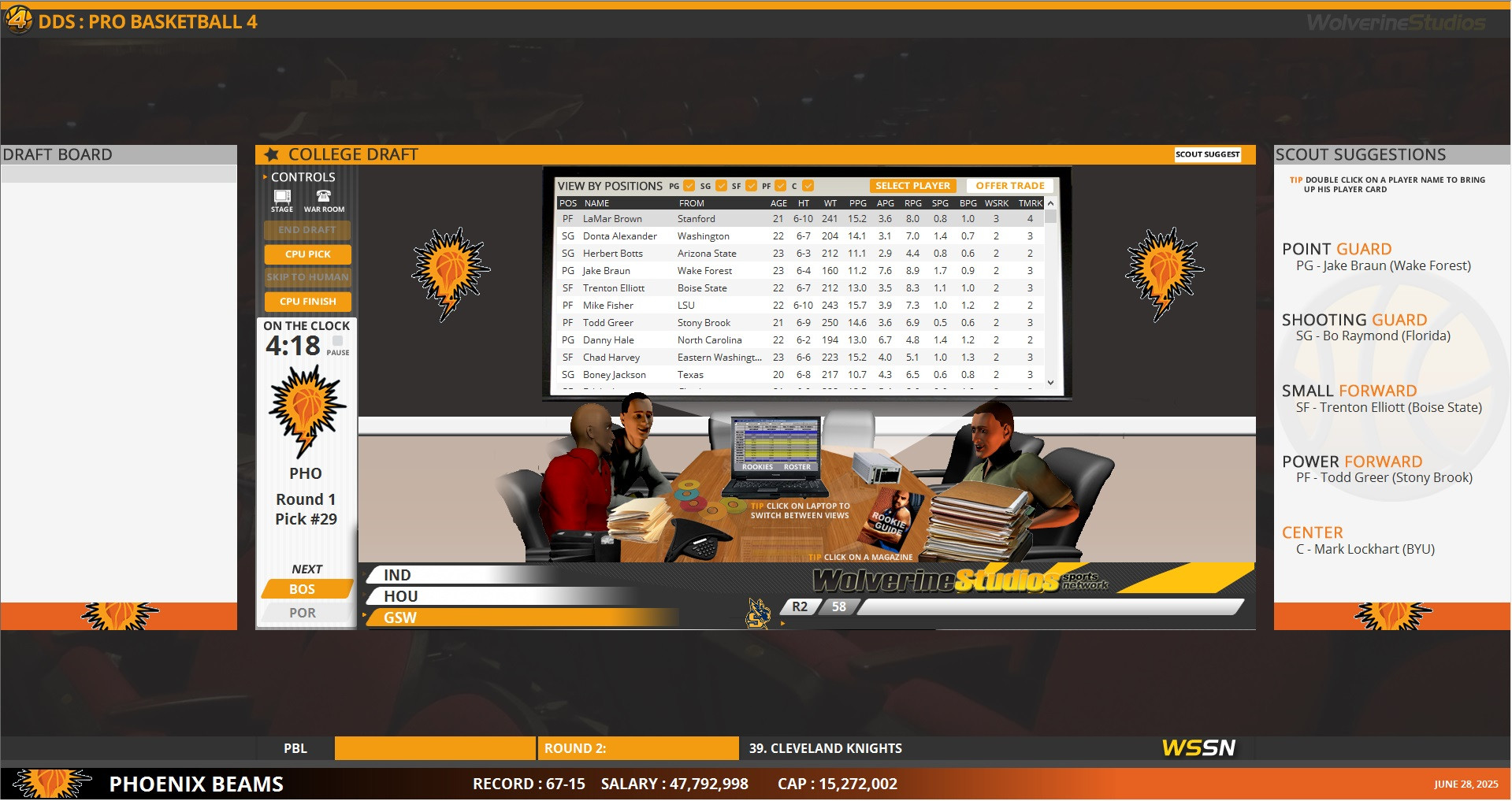 Draft Day Sports Pro Basketball 4 - кадр 13