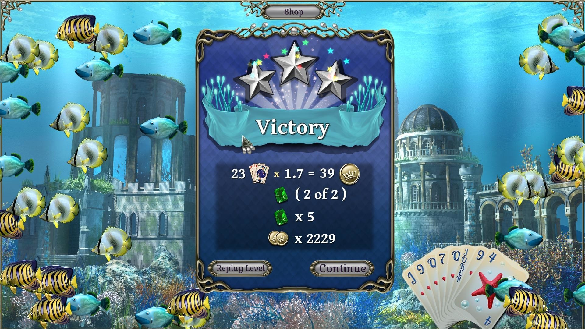 Jewel Match Atlantis Solitaire - Collector's Edition - кадр 13
